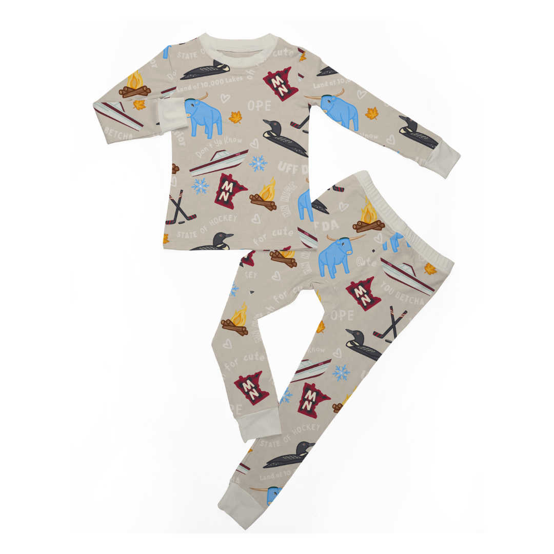Land of 10,000 Lakes Two-Piece Pajama Set