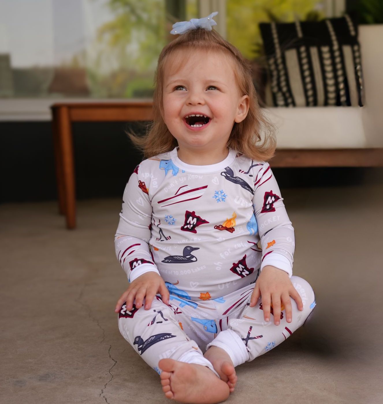 Land of 10,000 Lakes Two-Piece Pajama Set