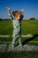 Green & Gold Rally Two Piece Pajama Set