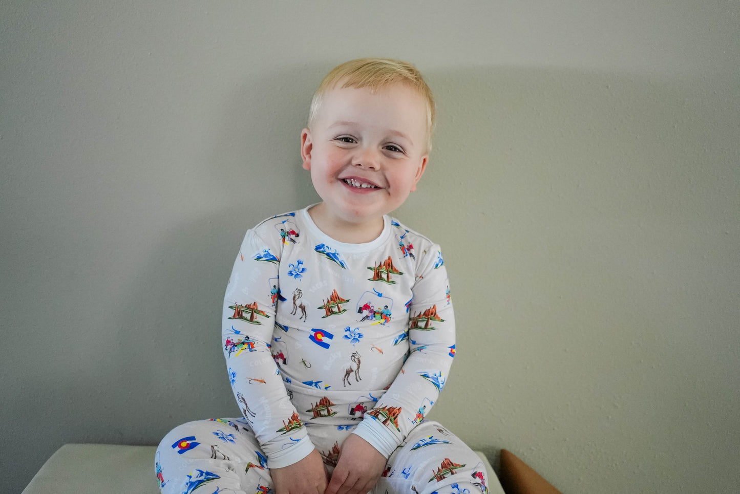 Cozy Colorado Two-Piece Pajama Set