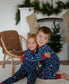Navy Blue Nordic Nights Two-Piece Pajama Set