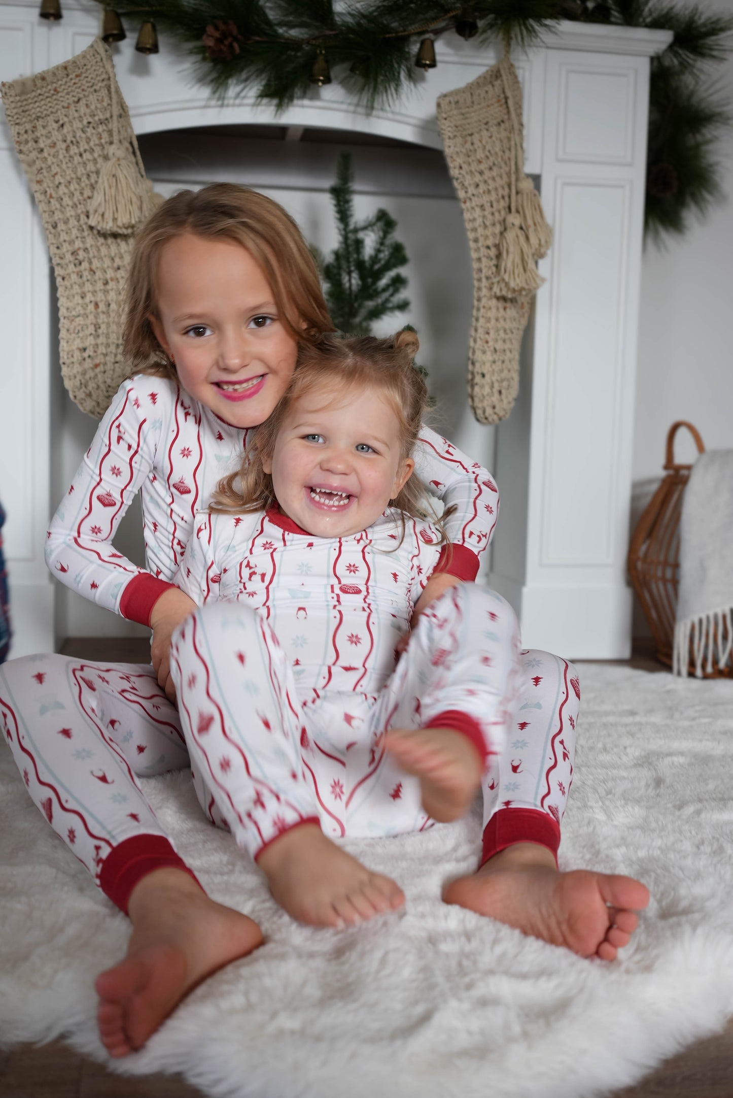 White Nordic Nights Two-Piece Pajama Set
