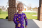 Purple & Gold Rally Romper