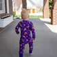 Purple & Gold Rally Romper