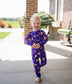 Purple & Gold Rally Romper