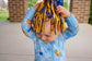 Blue & Yellow Rally Romper