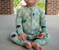 Green & Gold Rally Romper
